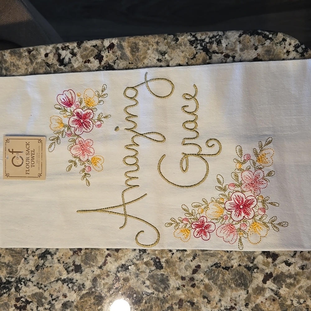 Charming Floral Flour Sack Towel - Amazing Grace